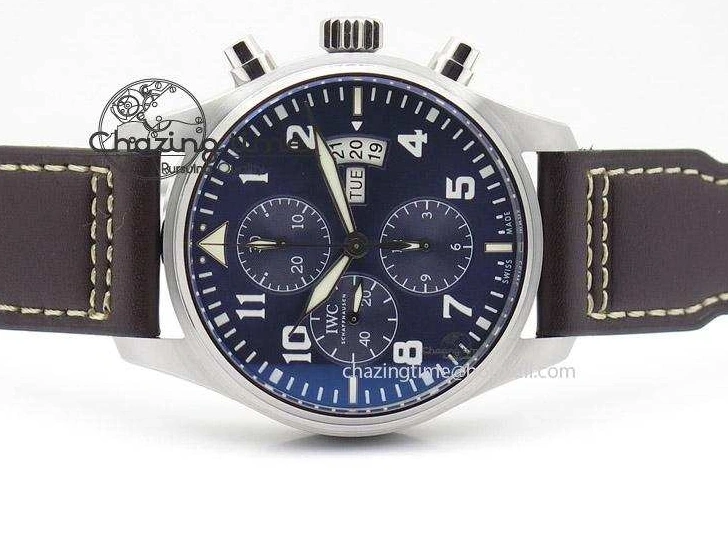 MIROTIME 0319 Pilot Chrono 377706 “Le Petit Prince” V6F Best Edition Blue Dial on Brown Leather Strap A Colorful 7387